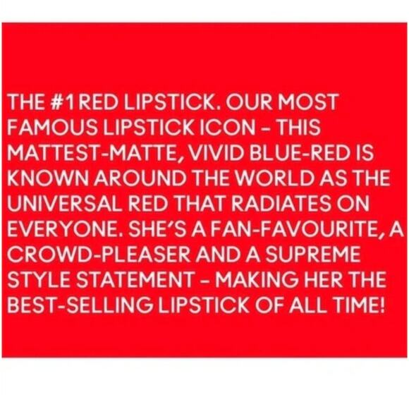 MAC #1 Ruby Woo Retro Matte Lipstick New!‎ - Picture 8 of 14